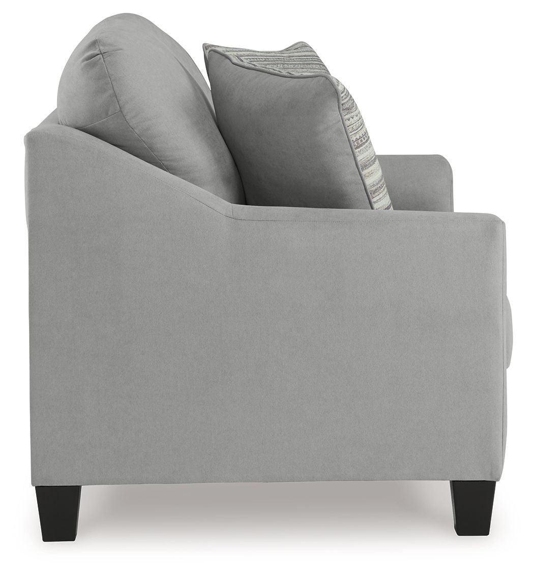 Signature Design by Ashley® - Adlai - Shadow - Loveseat - 5th Avenue Furniture
