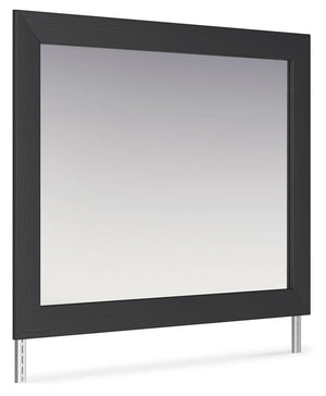 Signature Design by Ashley® - Vertani - Black - Bedroom Mirror - 5th Avenue Furniture