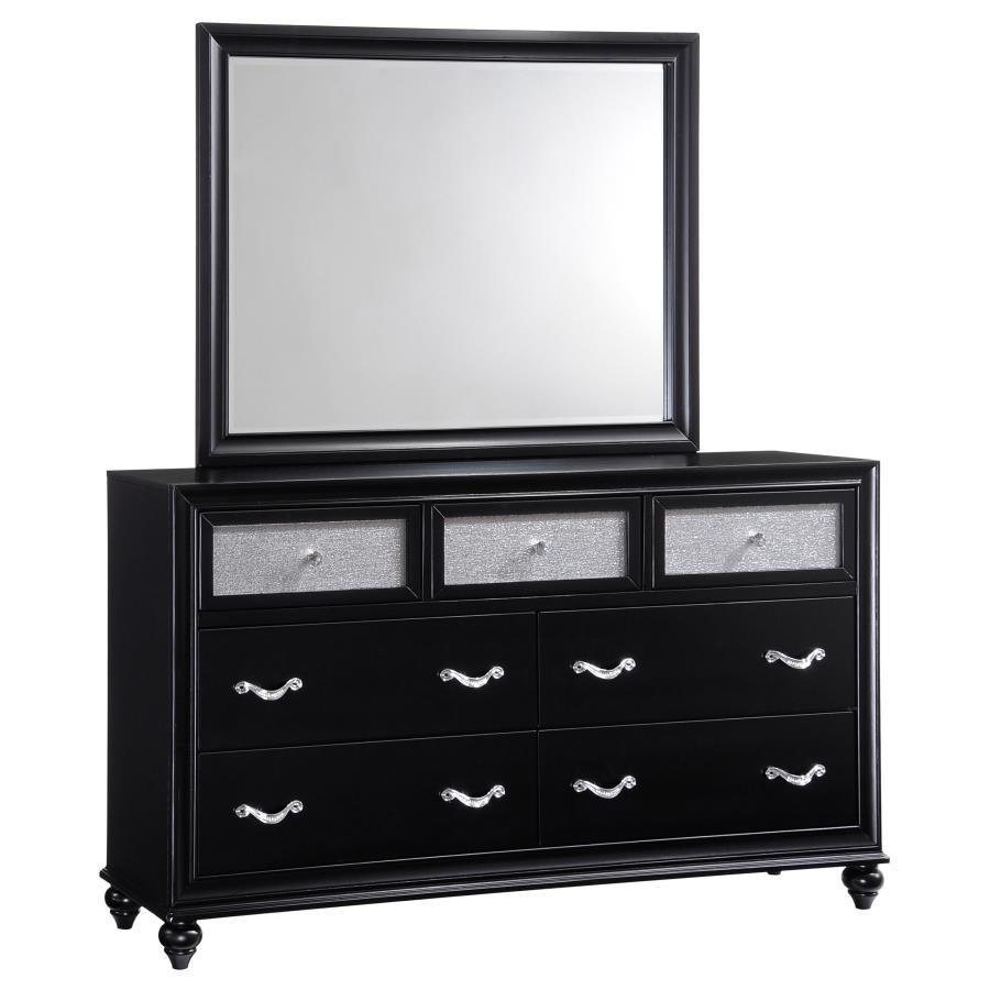 CoasterEveryday - Barzini - 7-drawer Dresser With Mirror - 5th Avenue Furniture