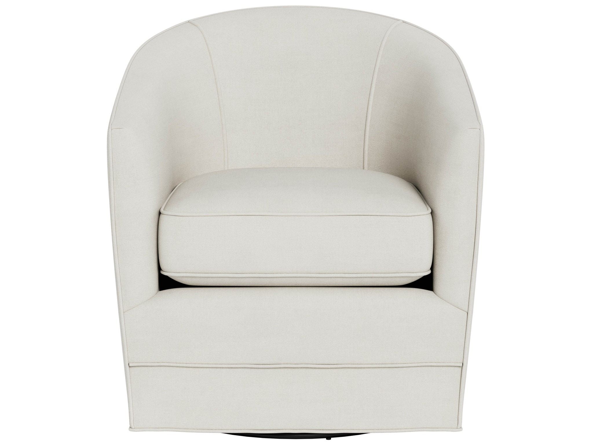 Burke - Outdoor Swivel Chair, Special Order - White