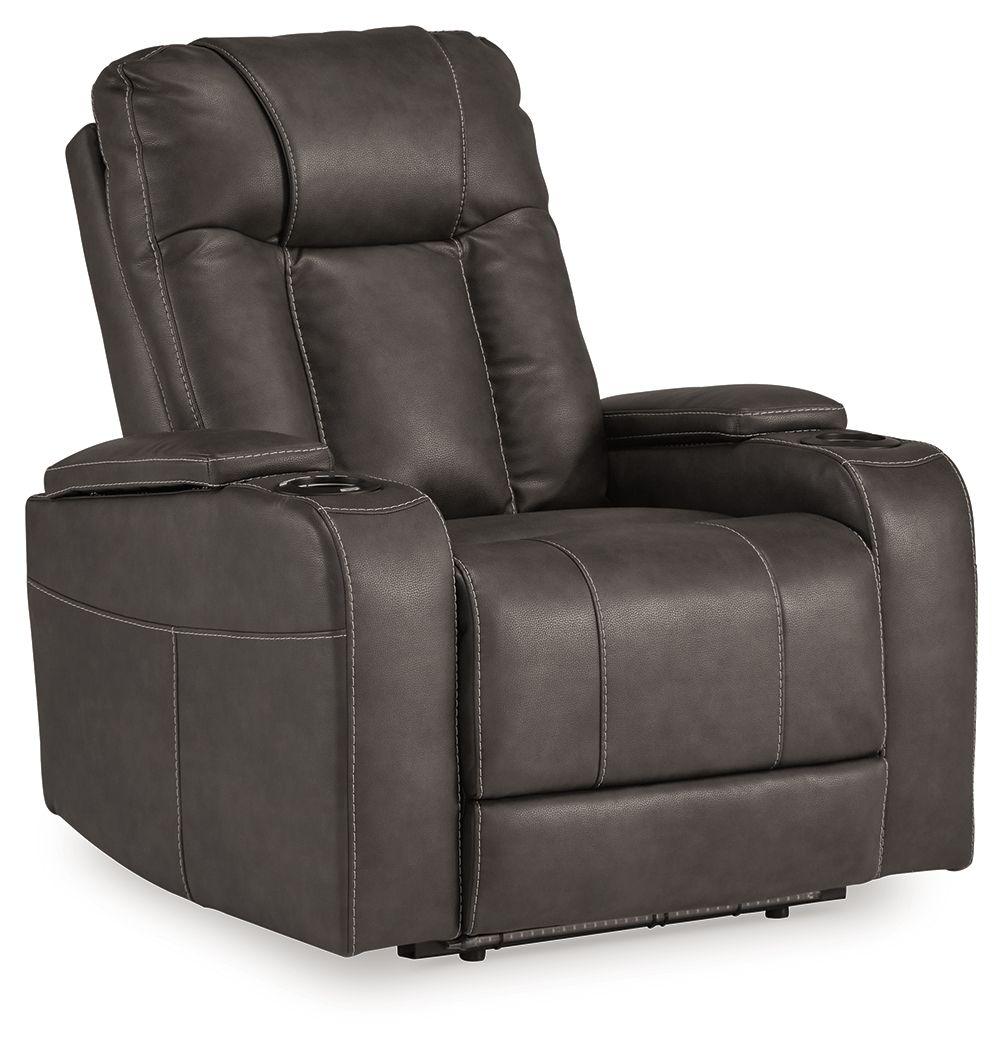 Signature Design by Ashley® - Feazada - Power Recliner With Adj Headrest - 5th Avenue Furniture