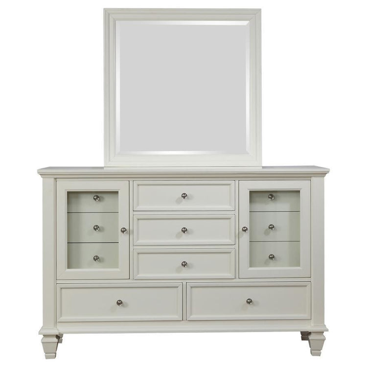 CoasterEssence - Sandy Beach - 11-drawer Dresser With Mirror - 5th Avenue Furniture