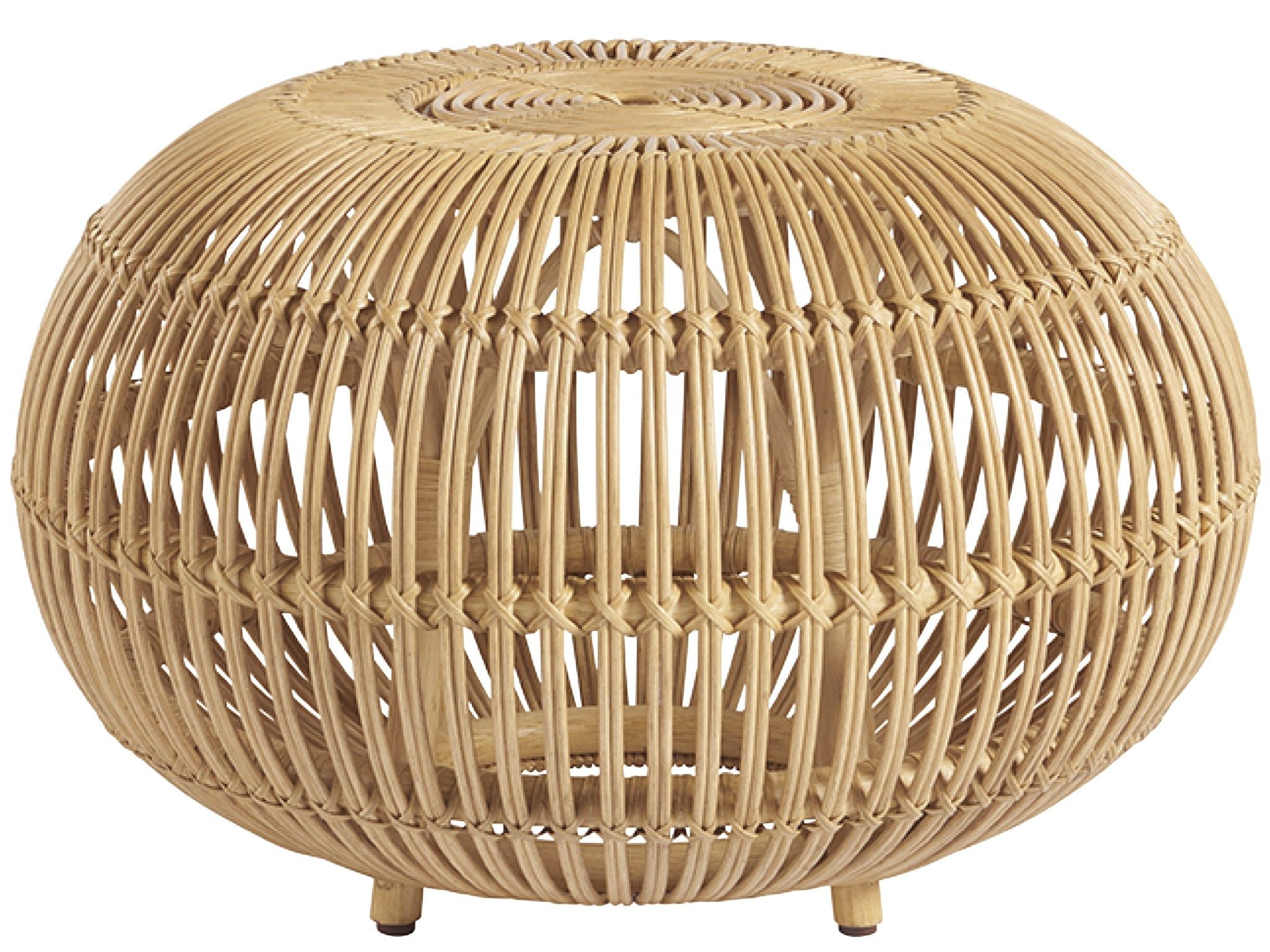 Escape - Small Rattan Scatter Table - Light Brown