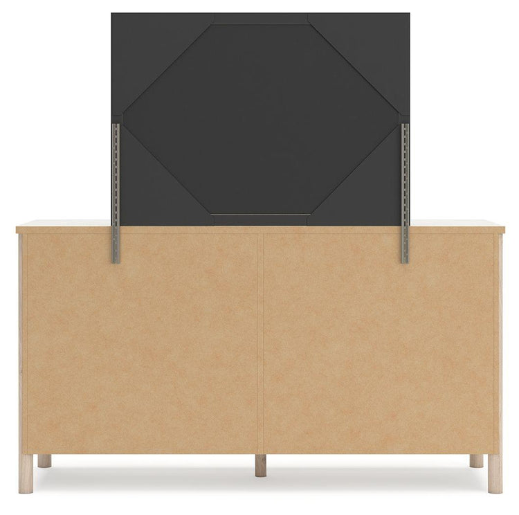 Signature Design by Ashley® - Cadmori - Two-tone - Dresser And Mirror - 5th Avenue Furniture
