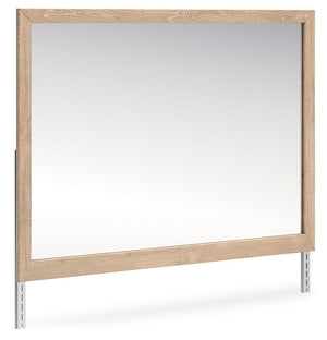 Signature Design by Ashley® - Cielden - Tan - Bedroom Mirror - 5th Avenue Furniture