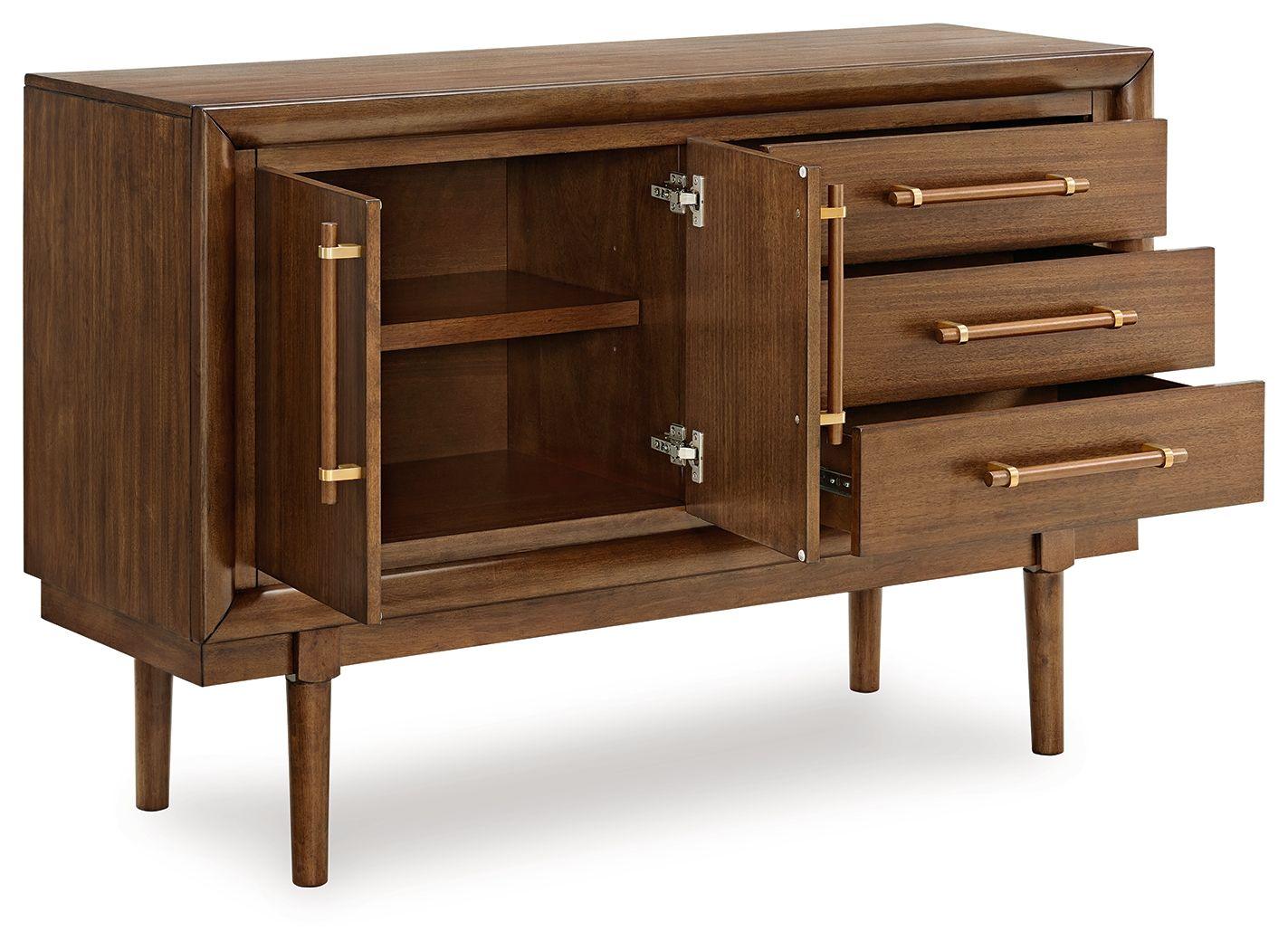 Signature Design by Ashley® - Lyncott - Brown - Dining Room Server - 5th Avenue Furniture