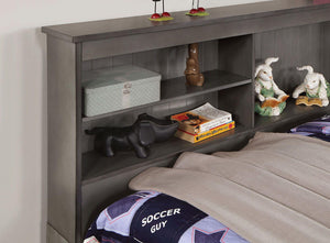 Furniture of America - Tibalt - Twin Daybed With Trundle - Dark Gray - 5th Avenue Furniture