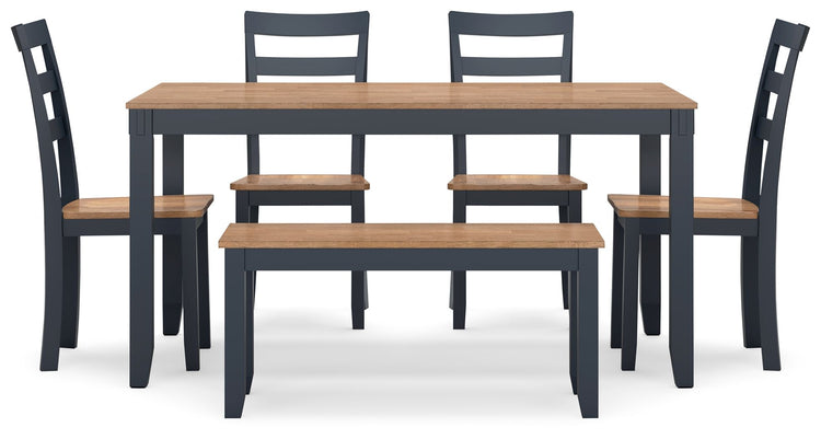 Signature Design by Ashley® - Gesthaven - Dining Room Table Set - 5th Avenue Furniture