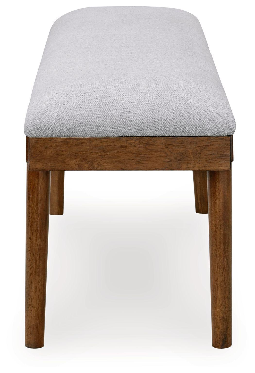 Signature Design by Ashley® - Lyncott - Gray / Brown - Large Upholstered Dining Room Bench - 5th Avenue Furniture
