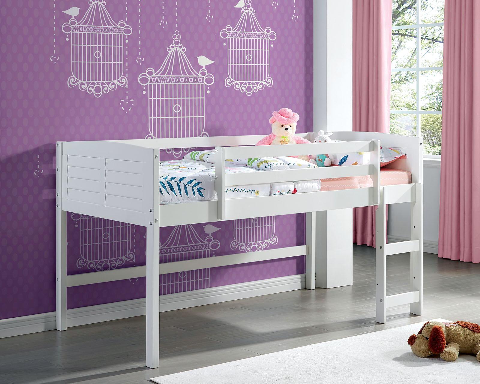 Furniture of America - Abigail - Twin Size Loft Bed - White - 5th Avenue Furniture
