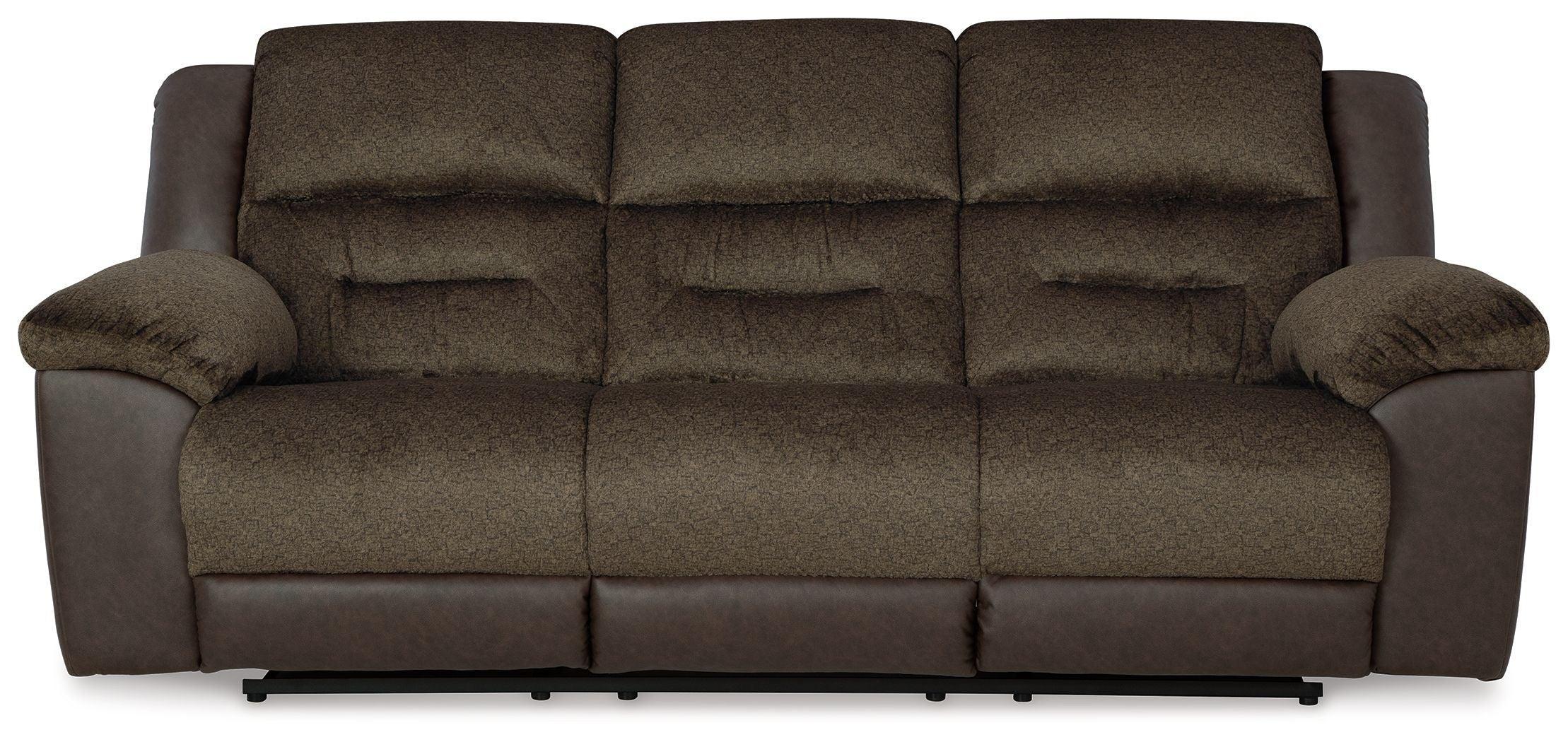 Benchcraft® - Dorman - Chocolate - Reclining Sofa - 5th Avenue Furniture