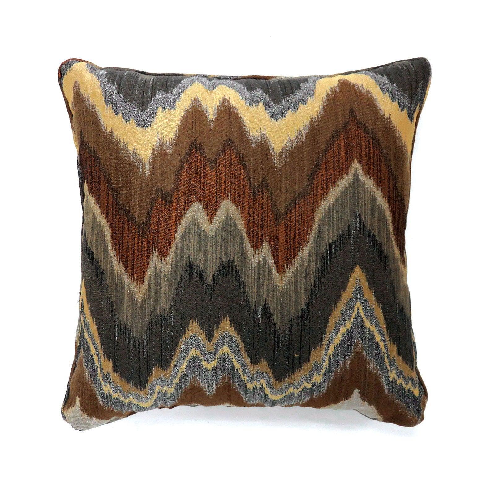 Furniture of America - Seismy - Pillow (Set of 2) - Brown / Multi - 5th Avenue Furniture