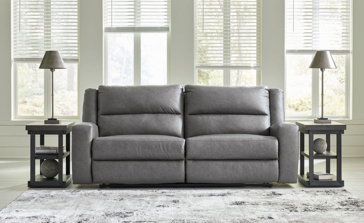 Benchcraft® - Brixworth - Slate - 2 Seat Reclining Sofa - 5th Avenue Furniture