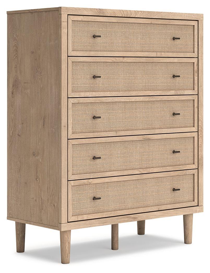 Signature Design by Ashley® - Cielden - Two-tone - Five Drawer Wide Chest - 5th Avenue Furniture