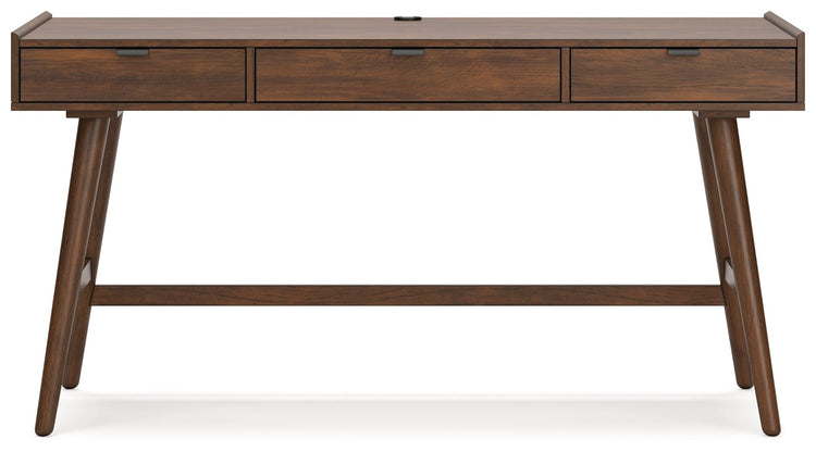 Signature Design by Ashley® - Lyncott - Brown - Home Office Desk - 5th Avenue Furniture