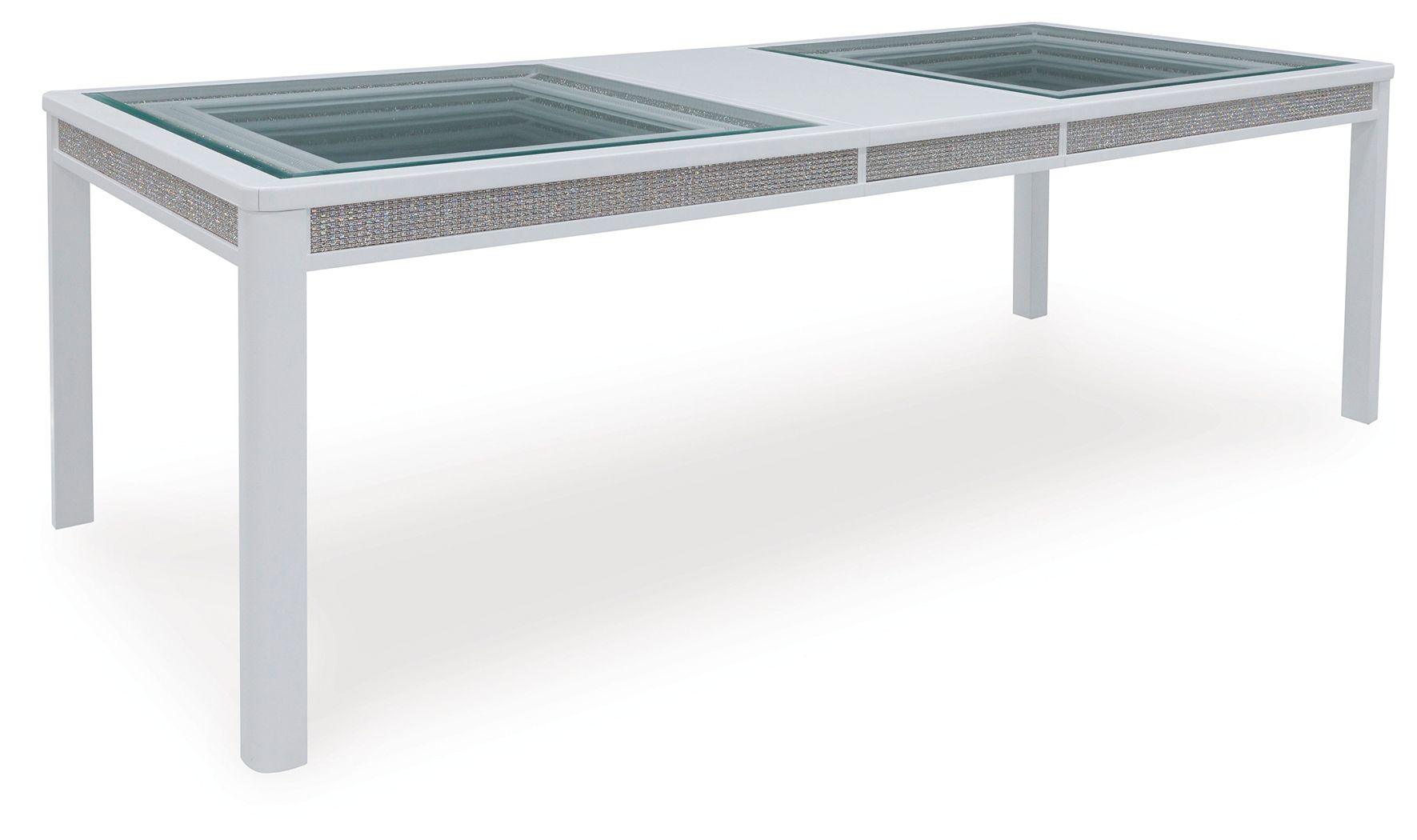 Signature Design by Ashley® - Chalanna - White - Rectangular Dining Room Extension Table - 5th Avenue Furniture