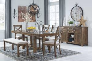 Signature Design by Ashley® - Moriville - Rectangular Dining Table Set - 5th Avenue Furniture