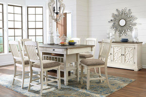 Signature Design by Ashley® - Bolanburg - Rectangular Counter Table Set - 5th Avenue Furniture