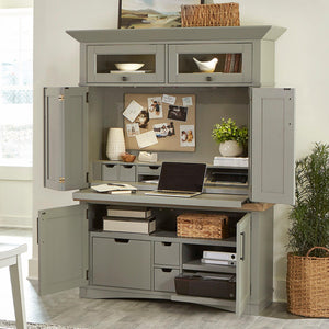 Parker House - Americana Modern - Workstation with LED Light - 5th Avenue Furniture