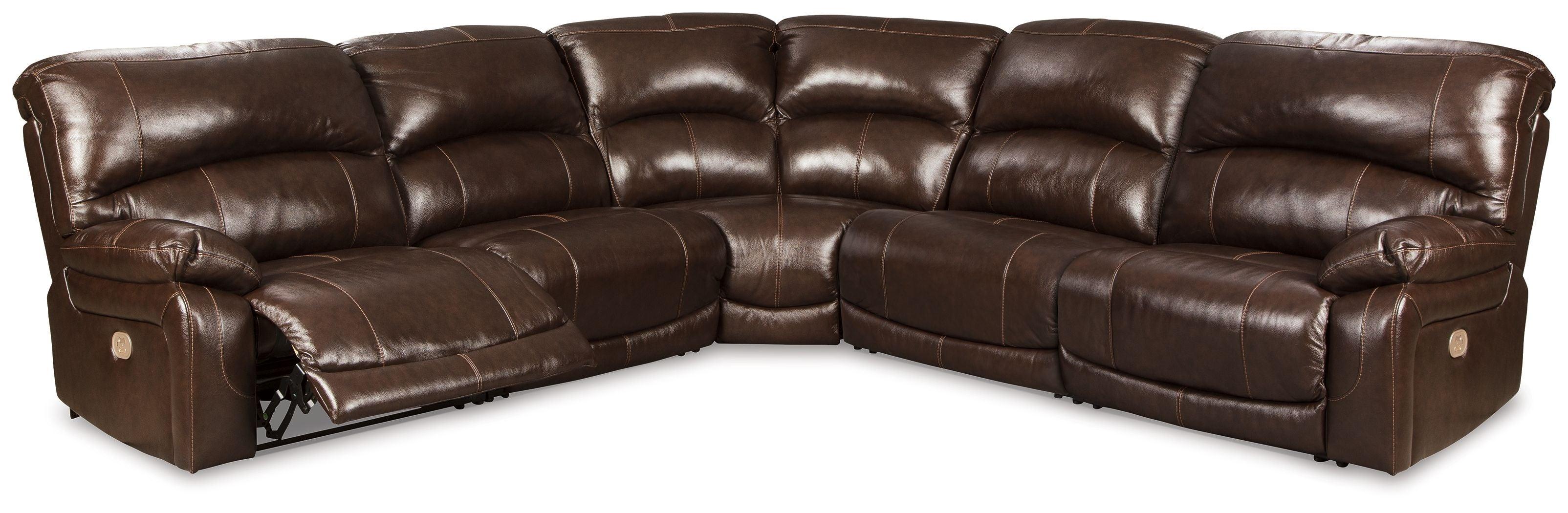 Signature Design by Ashley® - Hallstrung - Power Reclining Sectional - 5th Avenue Furniture