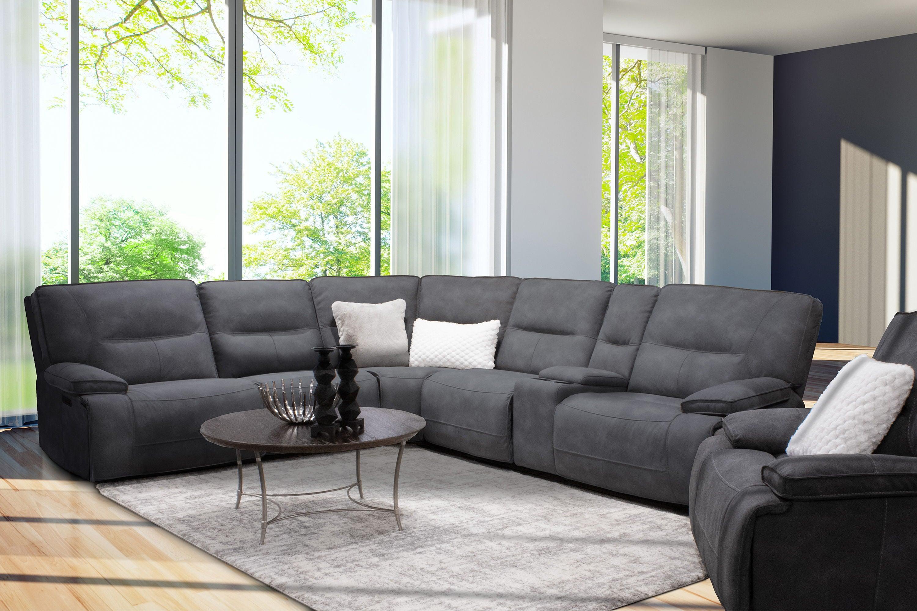 Parker Living - Gladiator - 6 Piece Modular Power Reclining Sectional - 5th Avenue Furniture