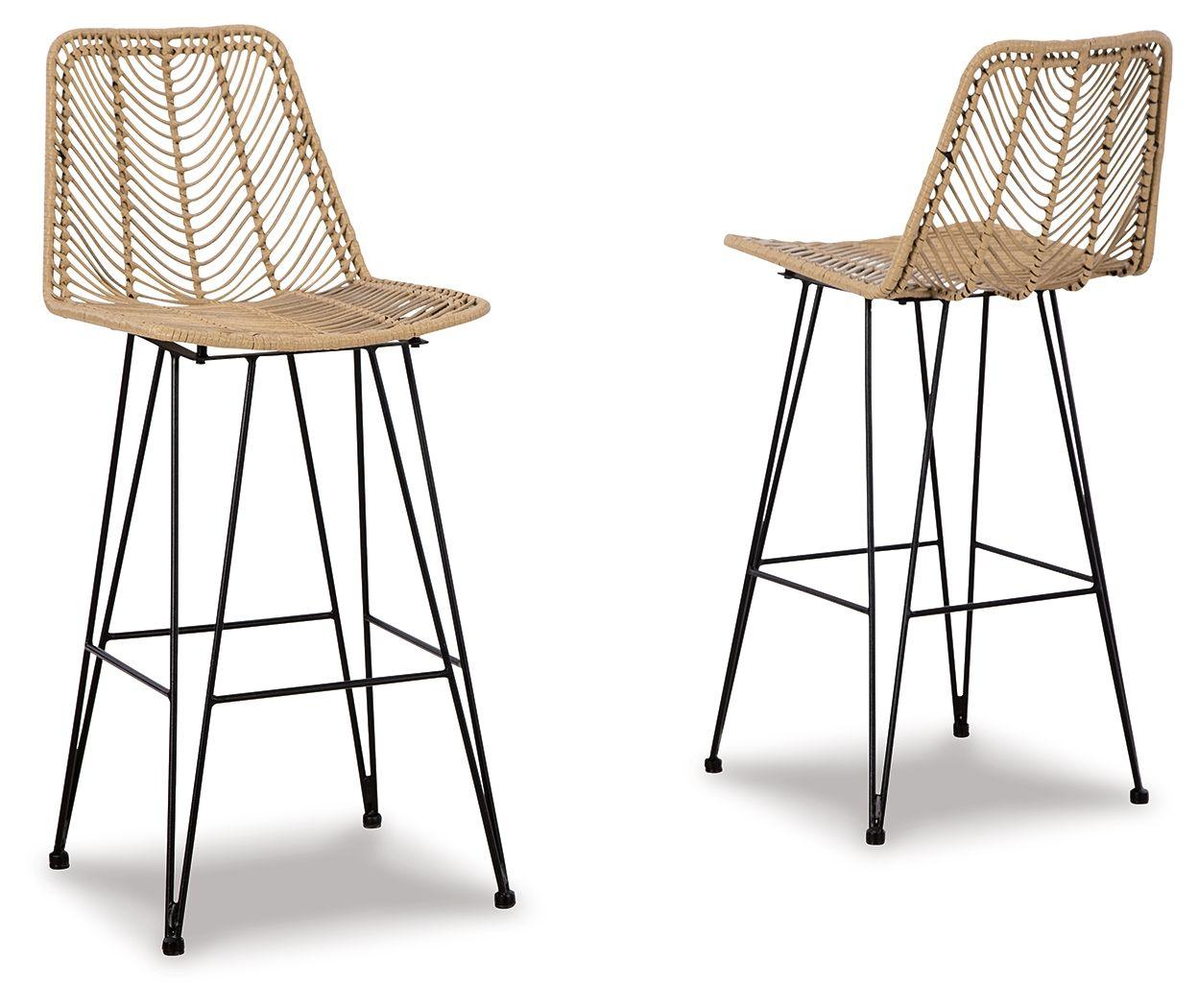 Signature Design by Ashley® - Angentree - Tall Barstool (Set of 2) - 5th Avenue Furniture