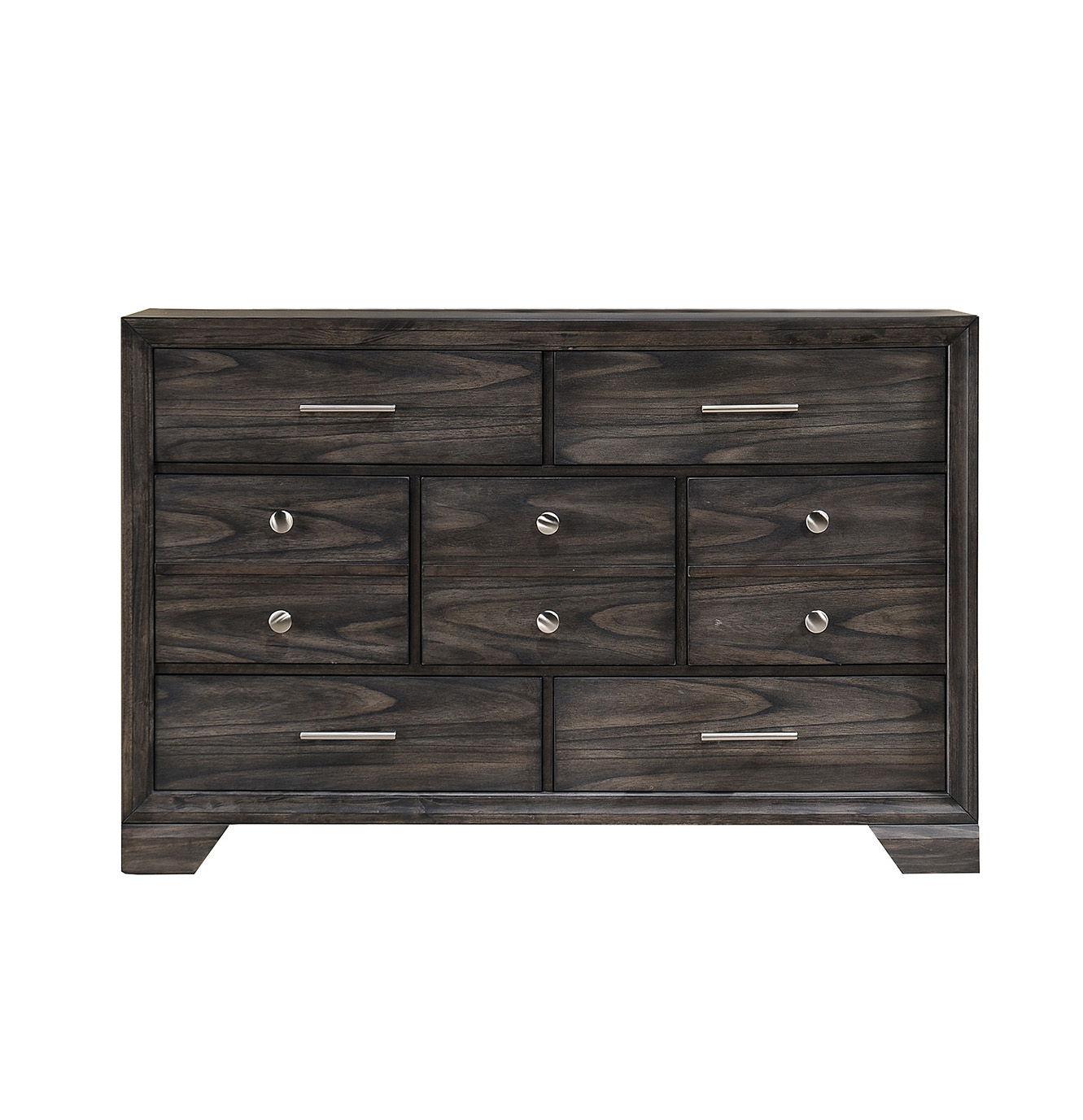 Crown Mark - Jaymes - Dresser, Mirror - 5th Avenue Furniture