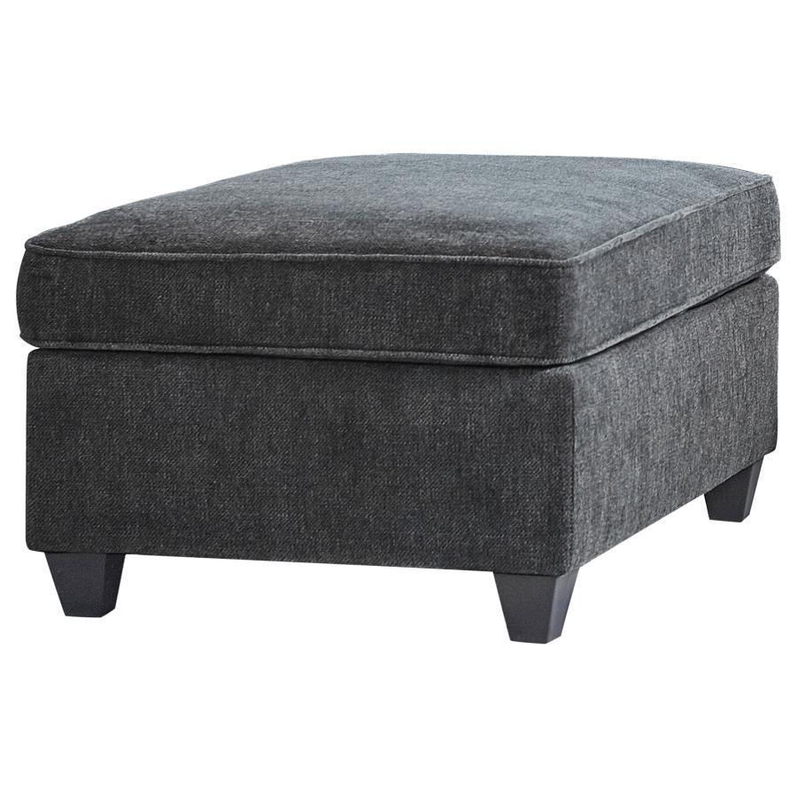 CoasterEveryday - Mccord - Upholstered Ottoman - Dark Gray - 5th Avenue Furniture