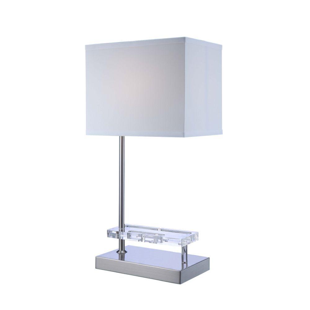 ACME - Britt - Table Lamp - Sandy Nickel - 5th Avenue Furniture