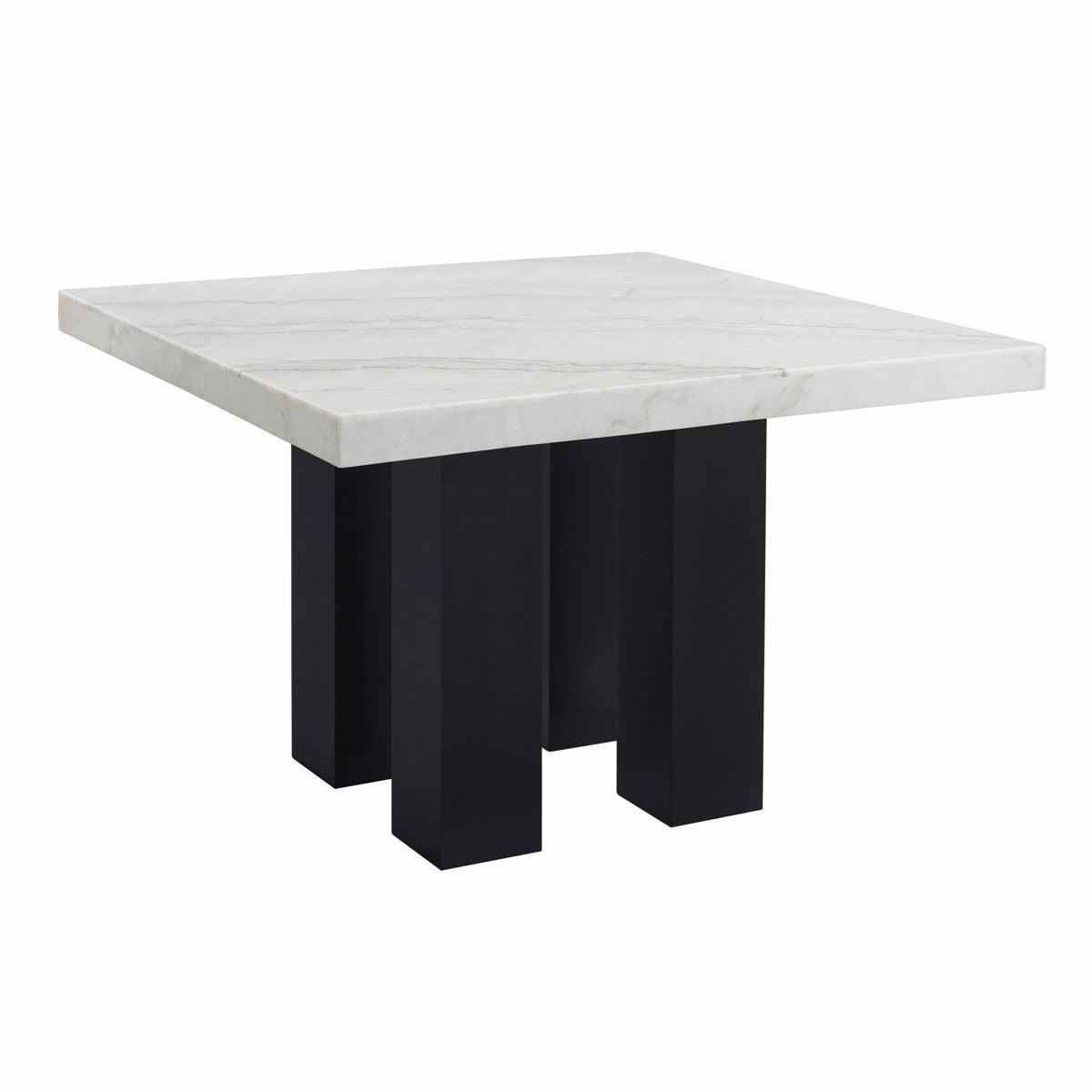 Steve Silver Furniture - Camilla - Square Dining Table - White - 5th Avenue Furniture