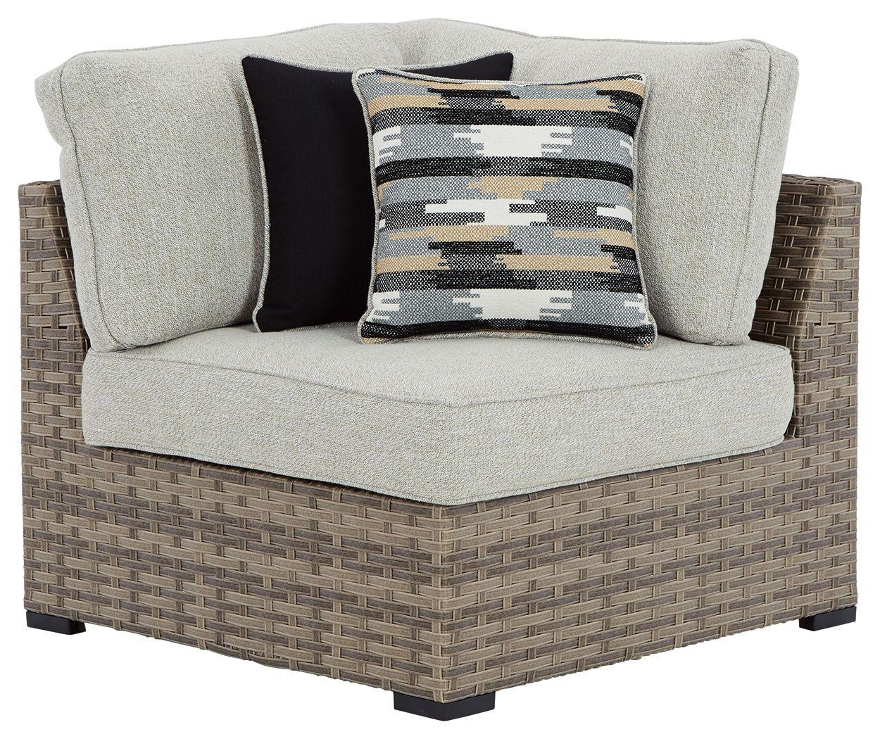 Ashley Furniture - Calworth - Beige - Corner With Cushion (Set of 2) - 5th Avenue Furniture
