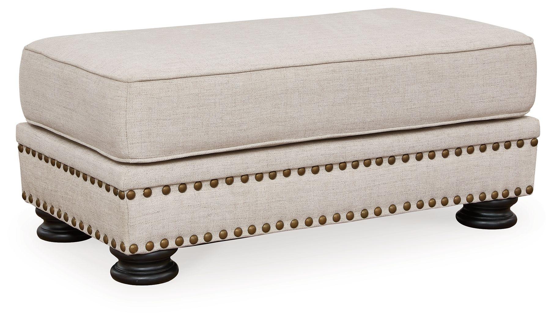 Benchcraft® - Merrimore - Linen - Ottoman - 5th Avenue Furniture