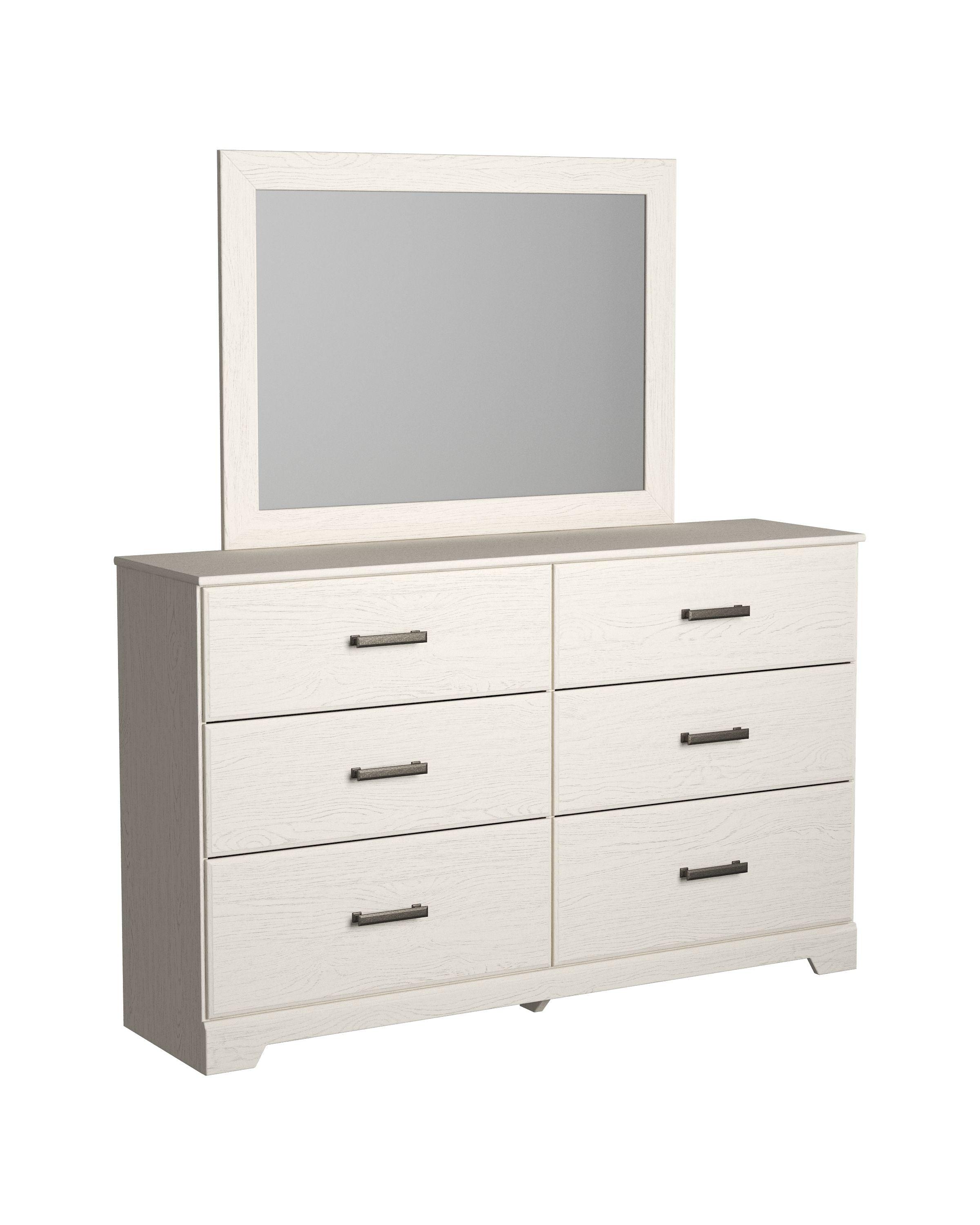 Ashley Furniture - Stelsie - White - Bedroom Mirror - 5th Avenue Furniture