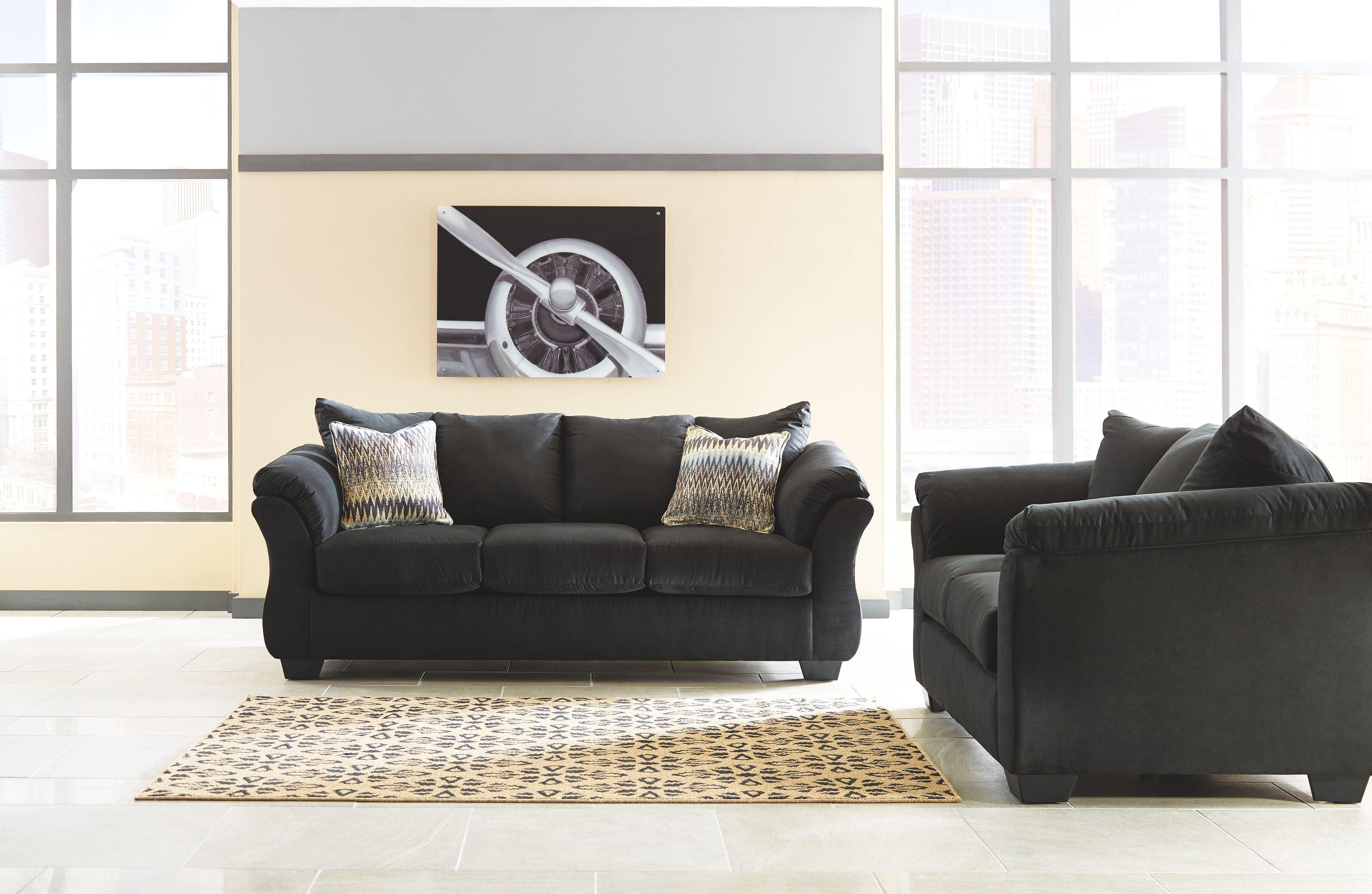 Ashley Furniture - Darcy - Stationary Loveseat - 5th Avenue Furniture