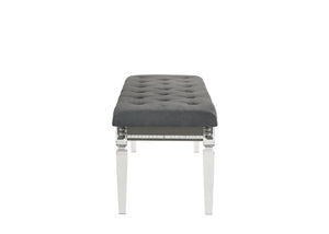 Crown Mark - Giovani - Bench - Gray - 5th Avenue Furniture