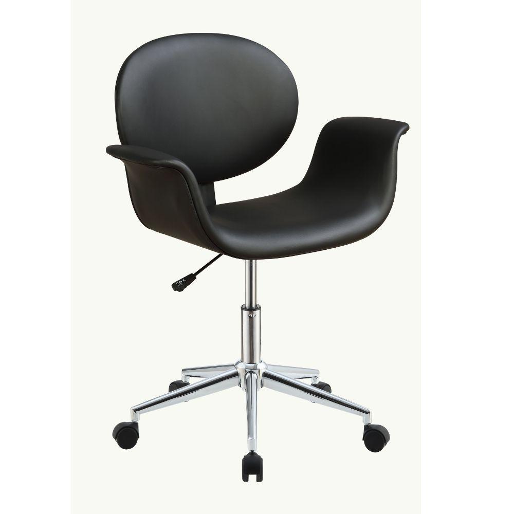 ACME - Camila - Office Chair - Black PU - 5th Avenue Furniture