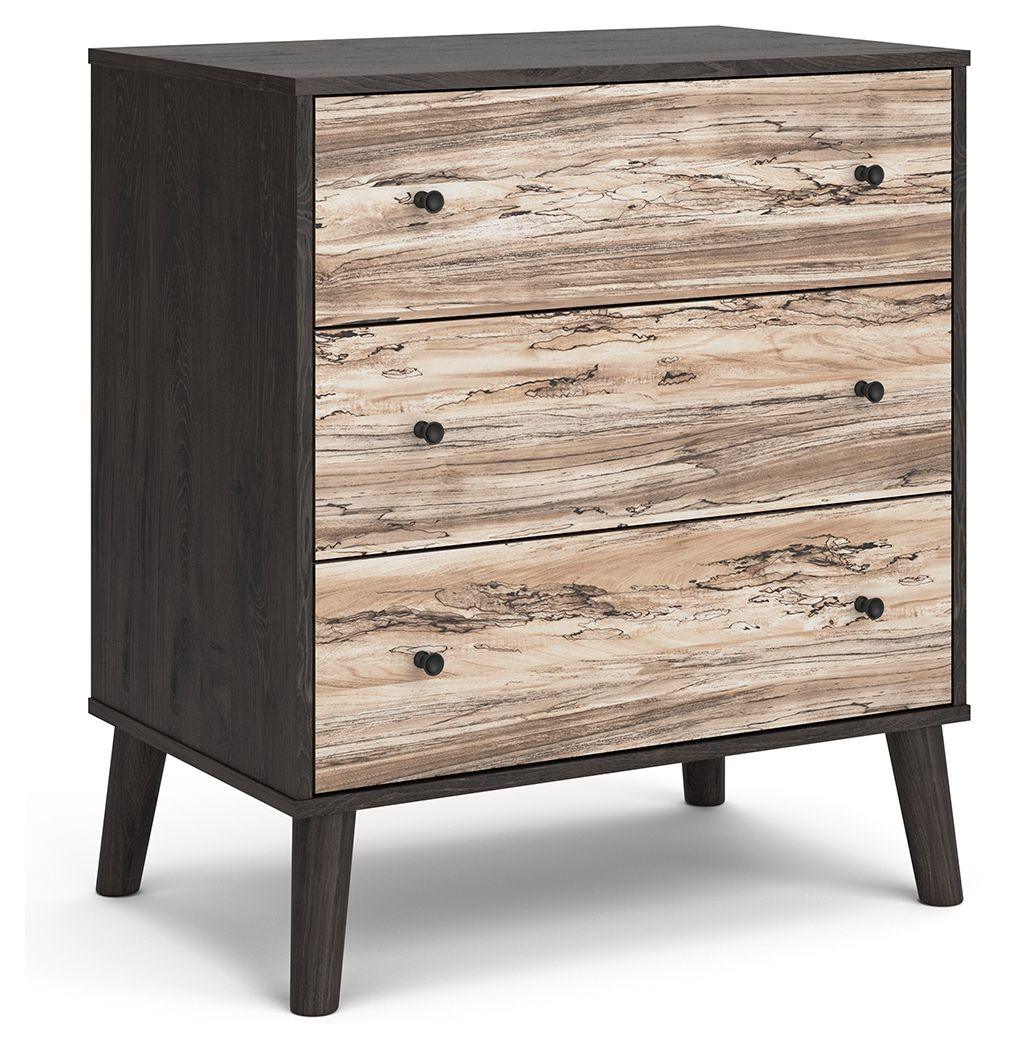 Signature Design by Ashley® - Lannover - Brown / Beige - Three Drawer Chest - 5th Avenue Furniture