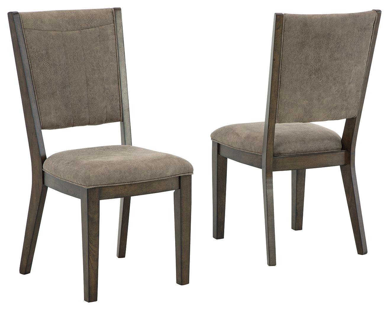 Signature Design by Ashley® - Wittland - Dark Brown - Dining Uph Side Chair (Set of 2) - 5th Avenue Furniture