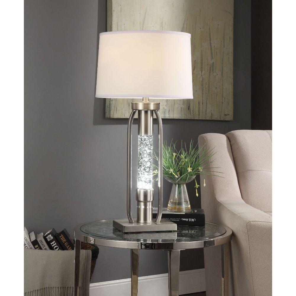 ACME - Sinkler - Table Lamp - Sandy Nickel - 5th Avenue Furniture