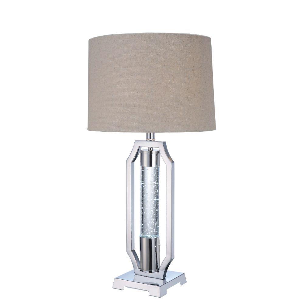 ACME - Cici - Table Lamp - Chrome - 28" - 5th Avenue Furniture