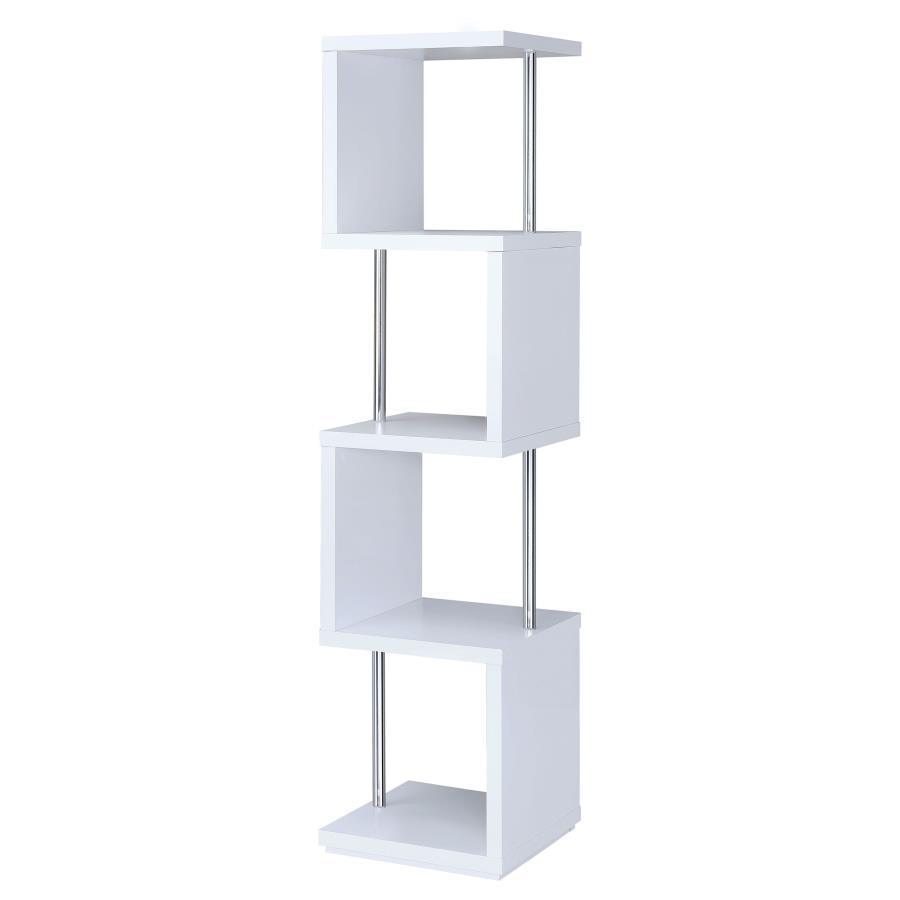 CoasterEveryday - Baxter - 4-shelf Bookcase - 5th Avenue Furniture