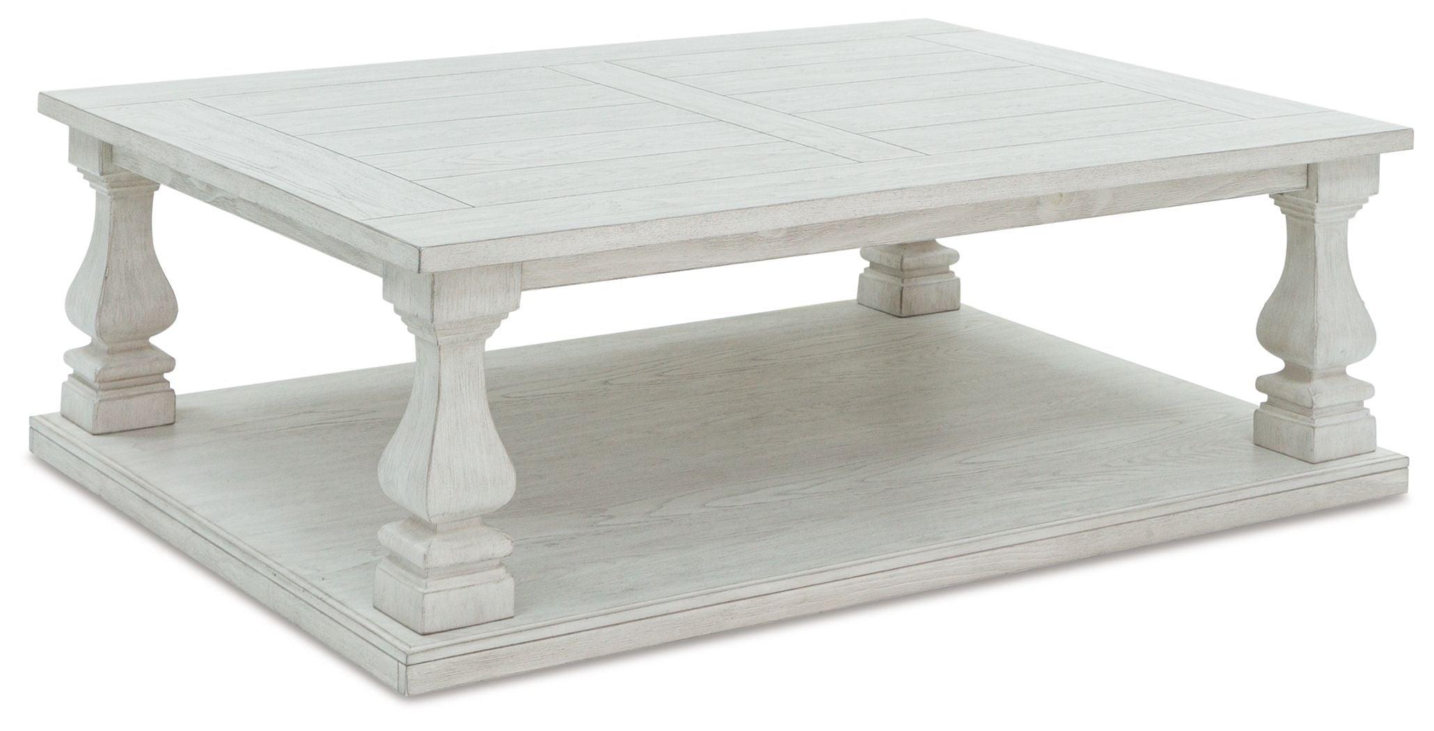 Signature Design by Ashley® - Arlendyne - Antique White - Rectangular Cocktail Table - 5th Avenue Furniture