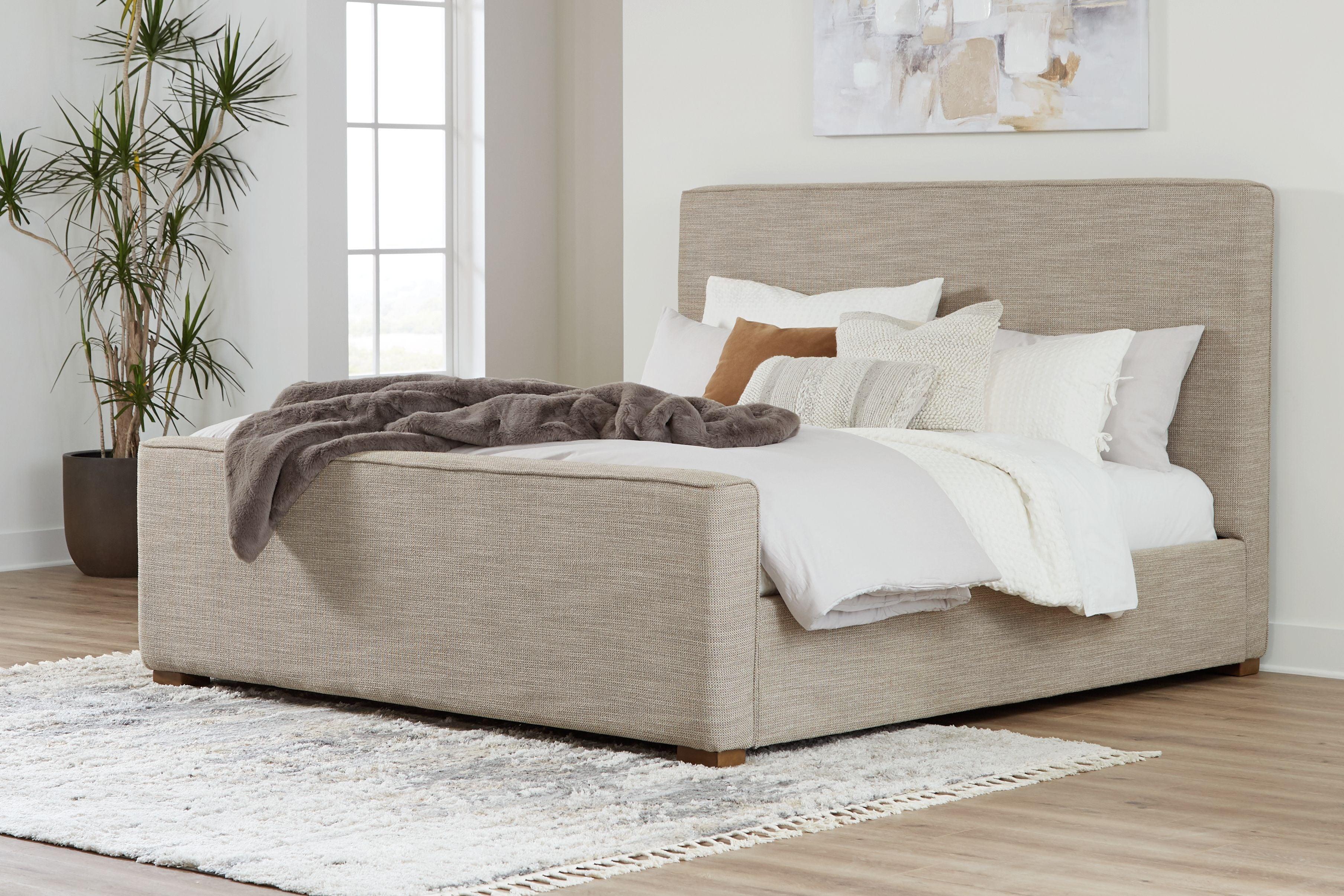Signature Design by Ashley® - Dakmore - Upholstered Bed - 5th Avenue Furniture