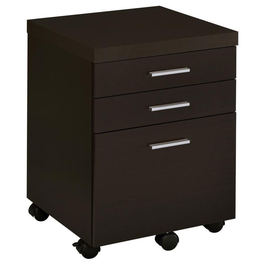 CoasterEveryday - Skylar - 3-Drawer Mobile File Cabinet - 5th Avenue Furniture