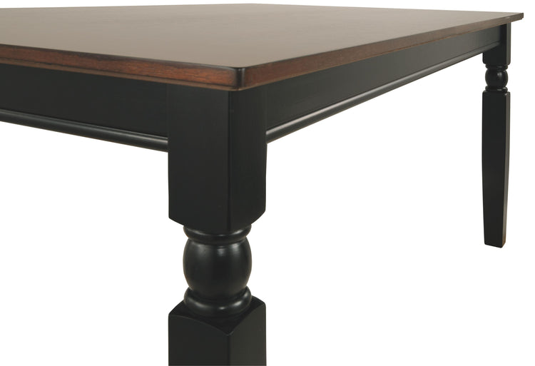 Signature Design by Ashley® - Owingsville - Black / Brown - Rectangular Dining Room Table - 5th Avenue Furniture