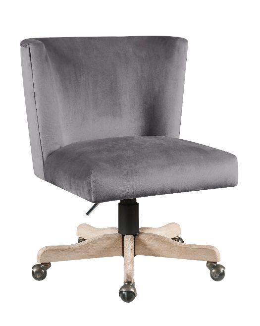 ACME - Cliasca - Office Chair - Gray Velvet - 5th Avenue Furniture