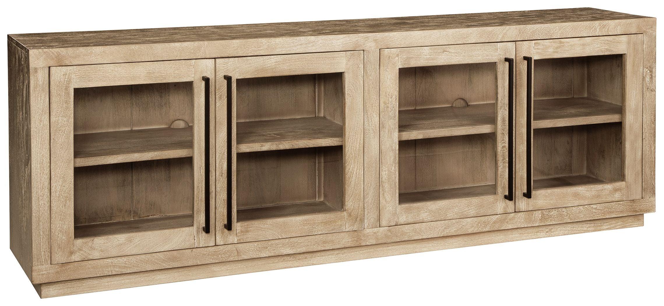 Signature Design by Ashley® - Belenburg - Washed Brown - Accent Cabinet - Horizontal - 5th Avenue Furniture