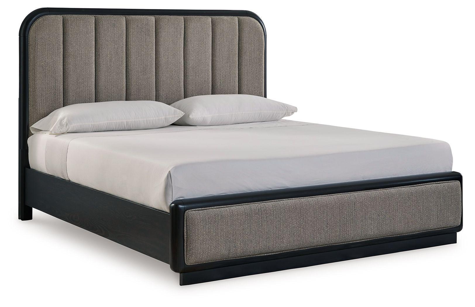 Signature Design by Ashley® - Rowanbeck - Upholstered Panel Bed - 5th Avenue Furniture