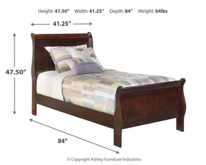 Signature Design by Ashley® - Alisdair - Sleigh Bed - 5th Avenue Furniture