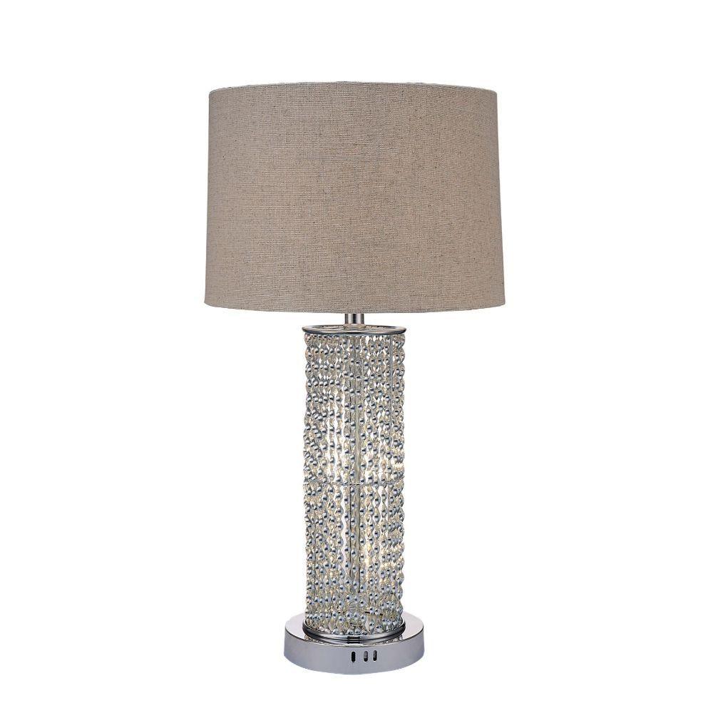 ACME - Britt - Table Lamp - Chrome - 5th Avenue Furniture